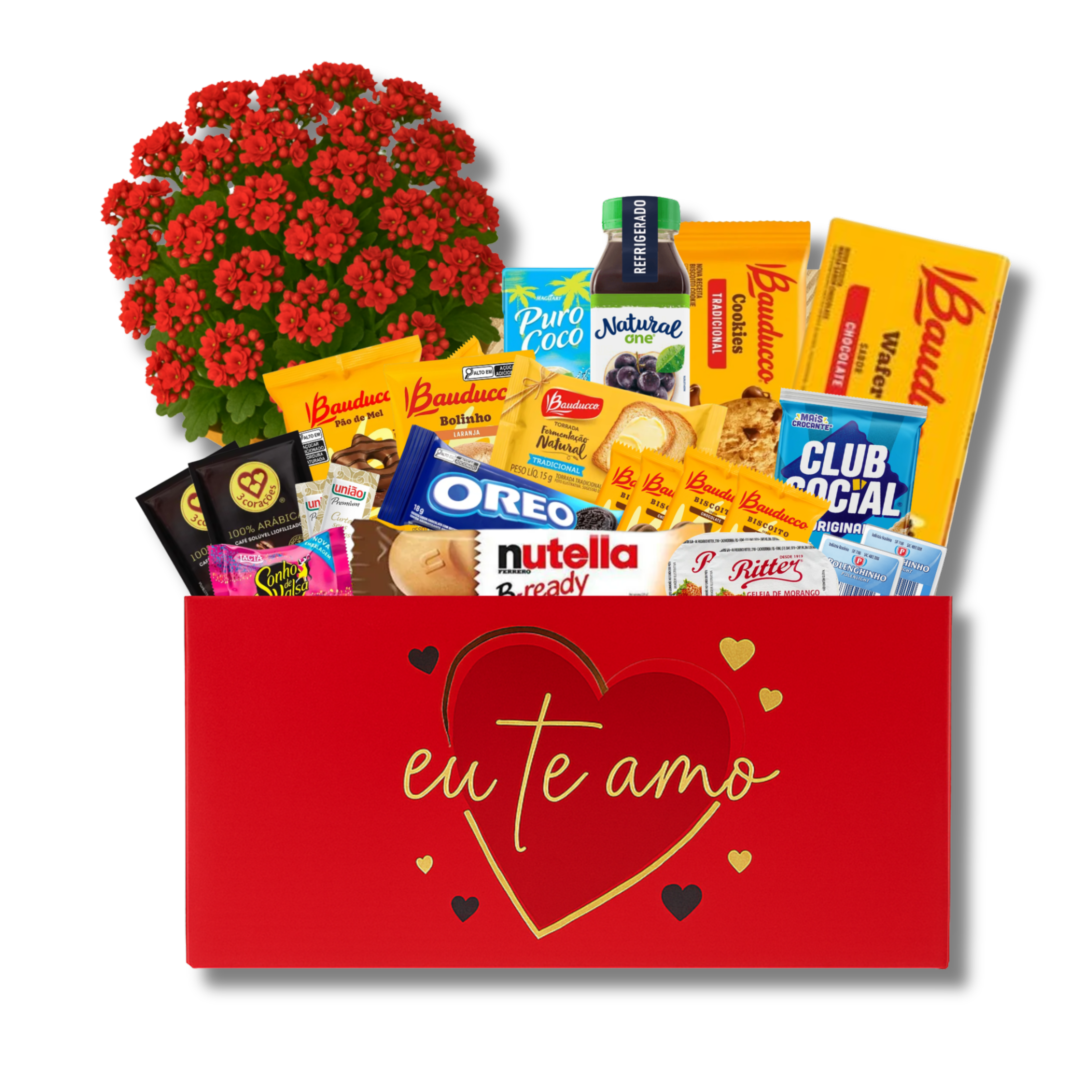 Cesta Encanto Florido Amor e Delicadeza
