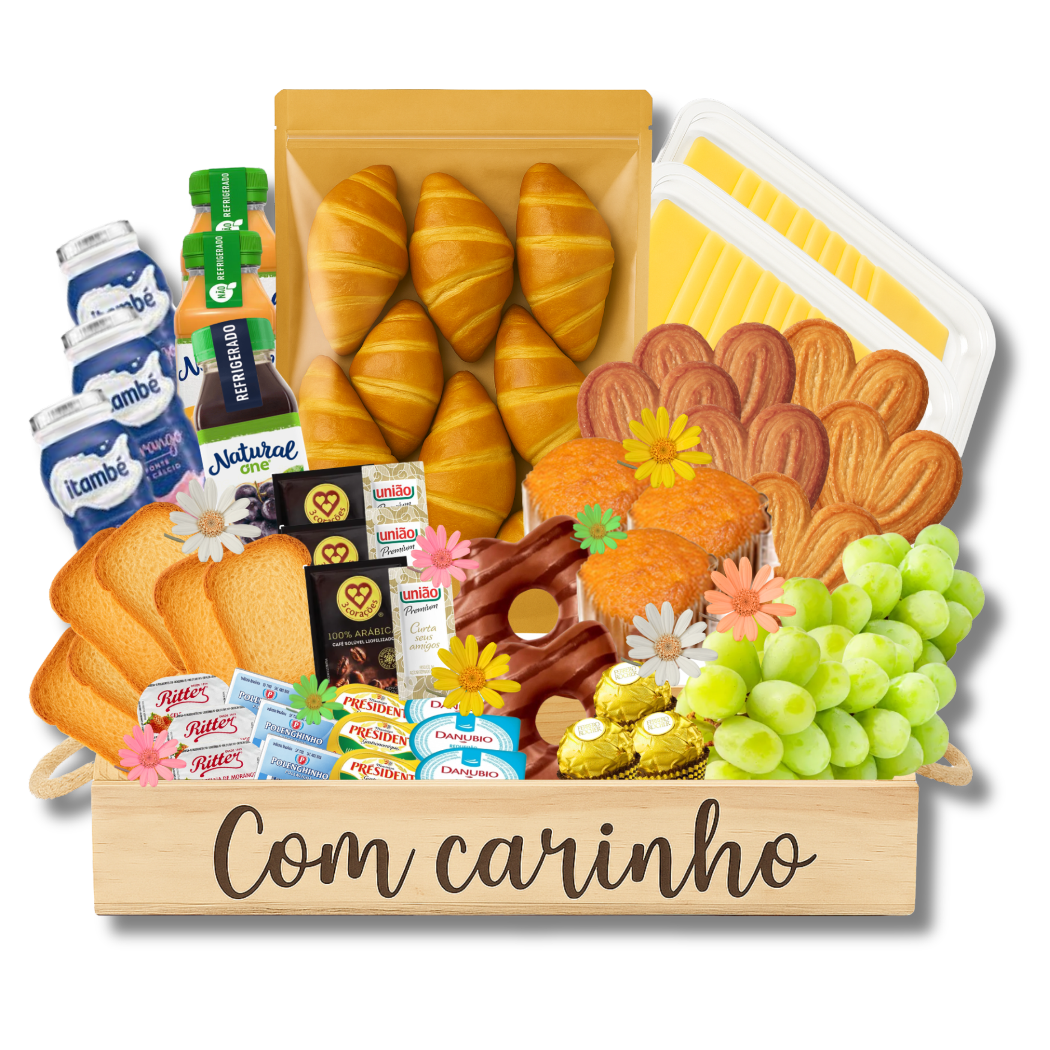 Cesta Gourmet Delcia de Caf para Trs